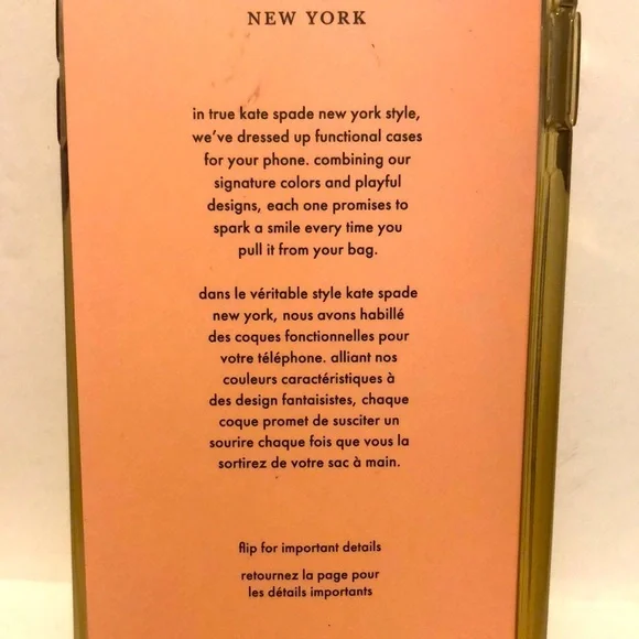 NIOB Kate Spade New York Hard Shell Protective Phone Case for iPhone 11 Pro Max - Picture 5 of 7